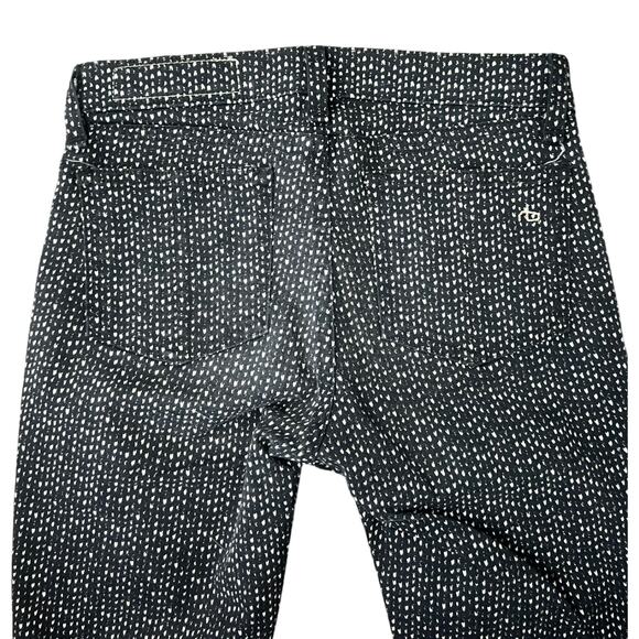 Rag & Bone Black White Printed Beachwood Legging Stretch Skinny Jeans Size 24 - Picture 12 of 13